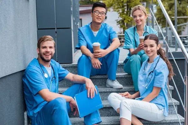 group of doctors sitting